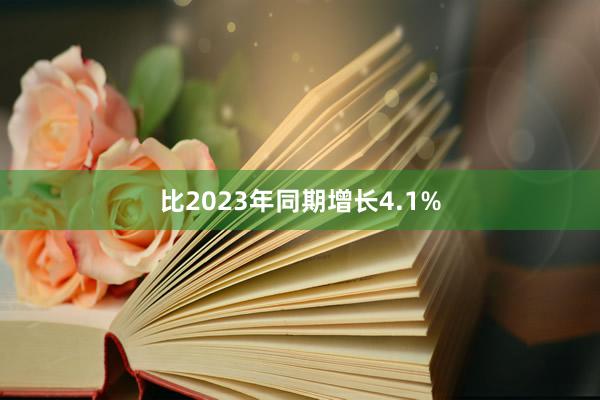 比2023年同期增长4.1%