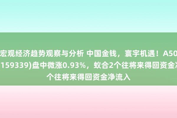 宏观经济趋势观察与分析 中国金钱，寰宇机遇！A500ETF(159339)盘中微涨0.93%，蚁合2个往将来得回资金净流入