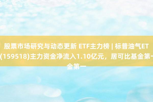 股票市场研究与动态更新 ETF主力榜 | 标普油气ETF(159518)主力资金净流入1.10亿元，居可比基金第一