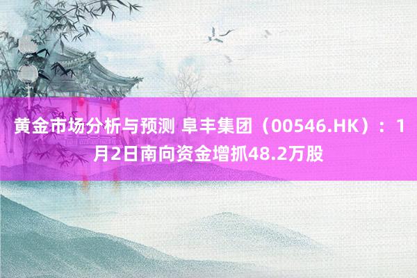 黄金市场分析与预测 阜丰集团（00546.HK）：1月2日南向资金增抓48.2万股