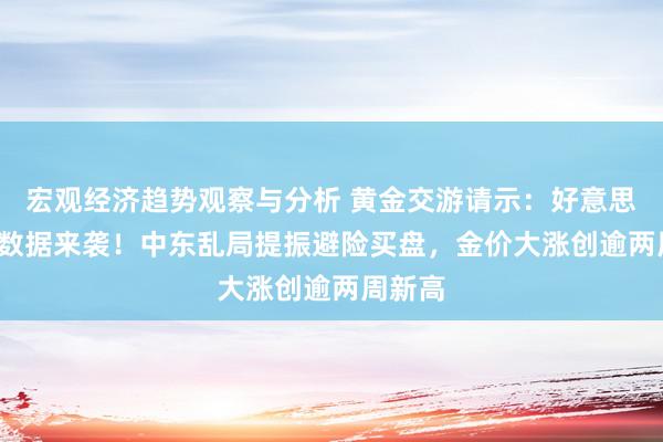 宏观经济趋势观察与分析 黄金交游请示：好意思国CPI数据来袭