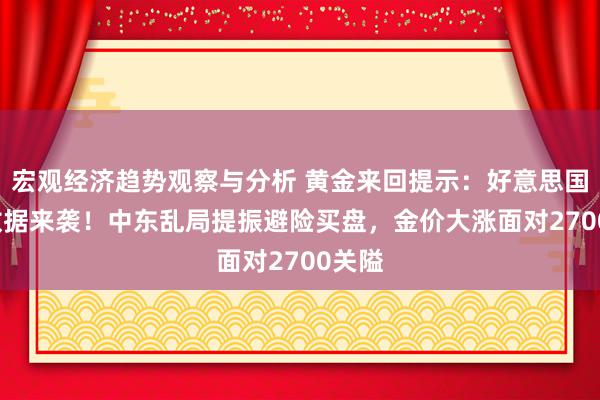 宏观经济趋势观察与分析 黄金来回提示：好意思国CPI数据来袭